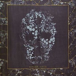 AllSaints NWT Buruberu Skull square scarf